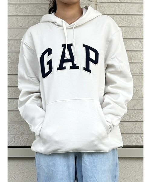 GAP（ギャップ） プルオーバーパーカー L ホワイト系その他 メンズ