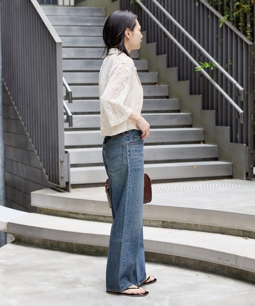 「Levi's」 デニムパンツ 25 ブルー レディースの画像