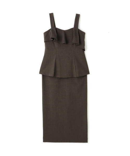 「PROPORTION BODY DRESSING」 サロペットスカート MEDIUM ブラウン レディース_画像8