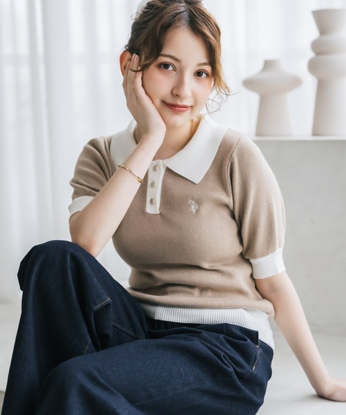 U.S. POLO ASSN.（ユーエスポロアッスン） ポロシャツ ポロ W's ワン