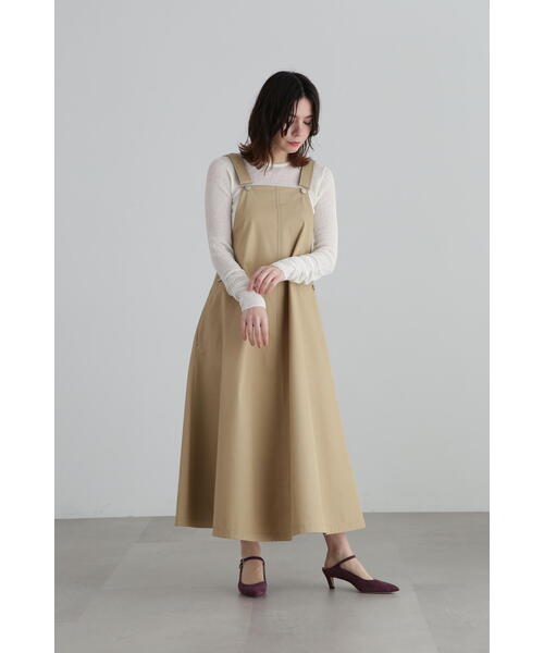 「JILL STUART」 サロペットスカート 4 ベージュ レディース_画像6
