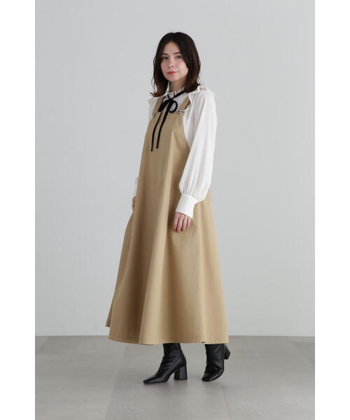 「JILL STUART」 サロペットスカート 4 ベージュ レディース_画像7