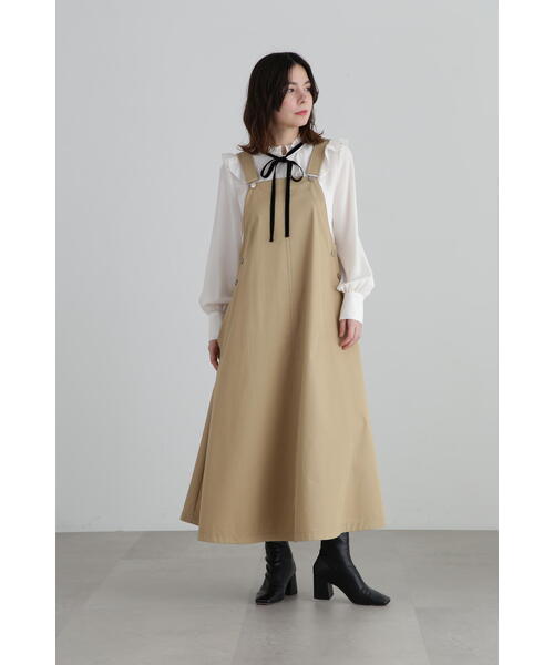 「JILL STUART」 サロペットスカート 4 ベージュ レディース_画像8