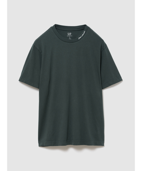 tシャツ ヘビーウェイト GAPロゴ リラックスフィット クロップドTシャツ メンズ レディースの画像