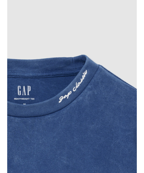 tシャツ ヘビーウェイト GAPロゴ リラックスフィット クロップドTシャツ メンズ レディースの画像