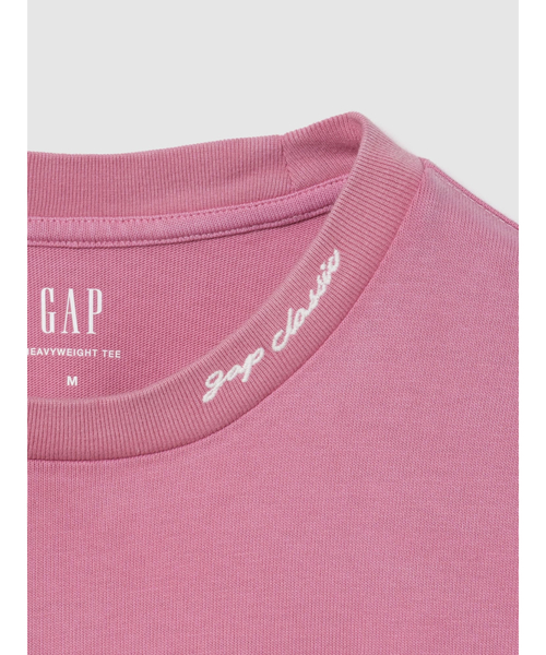 tシャツ ヘビーウェイト GAPロゴ リラックスフィット クロップドTシャツ メンズ レディースの画像