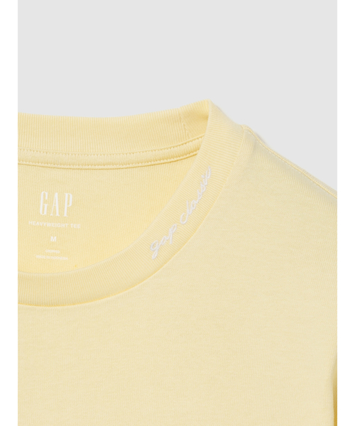 tシャツ ヘビーウェイト GAPロゴ リラックスフィット クロップドTシャツ メンズ レディースの画像