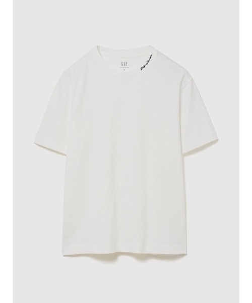 tシャツ ヘビーウェイト GAPロゴ リラックスフィット クロップドTシャツ メンズ レディースの画像