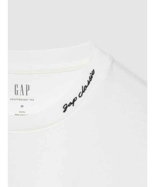 tシャツ ヘビーウェイト GAPロゴ リラックスフィット クロップドTシャツ メンズ レディースの画像