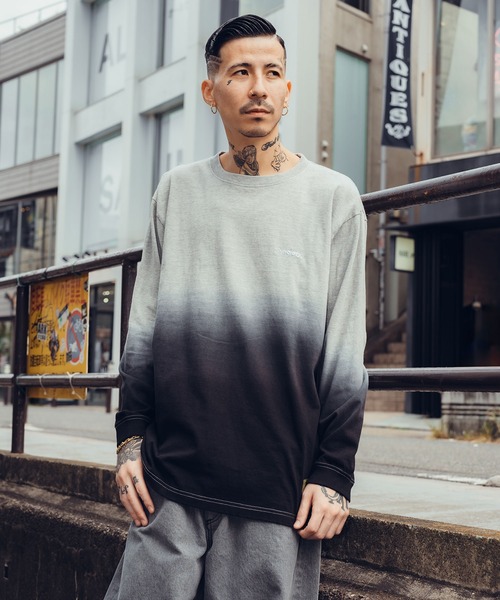 「Subciety」 長袖Tシャツ LARGE ブラック メンズ_画像5