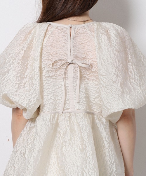 「Re.Verofonna」 7分袖ブラウス MEDIUM アイボリー レディース_画像7
