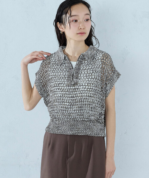COMME CA ISM（コムサイズム） ニット セーター ミックスカラー