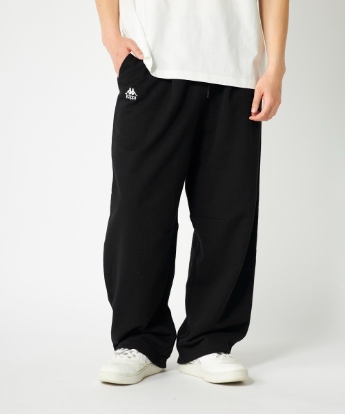 Kappa（カッパ） ワイドパンツ スウェットパンツ ジャージ カーヴィー