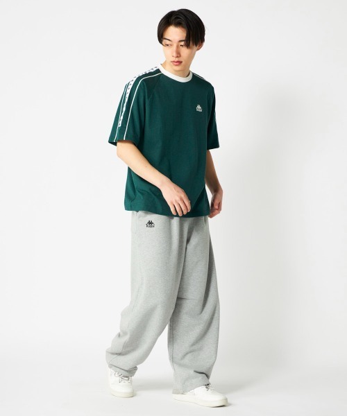 Kappa（カッパ） ワイドパンツ スウェットパンツ ジャージ カーヴィー
