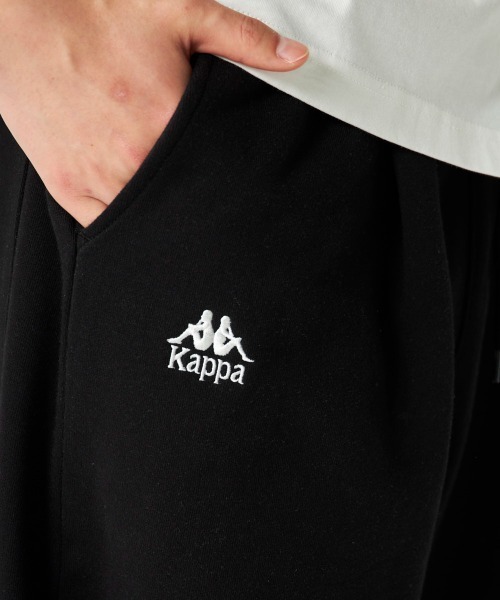 Kappa（カッパ） ワイドパンツ スウェットパンツ ジャージ カーヴィー