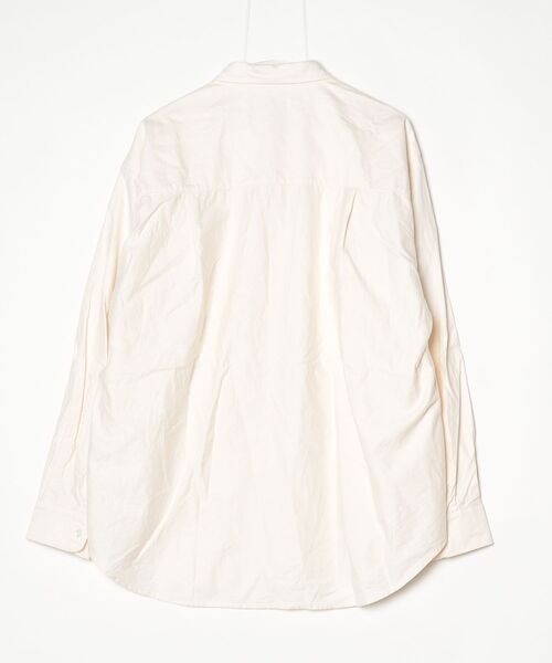 「UNDECORATED」 長袖シャツ 2 ホワイト メンズ_画像2