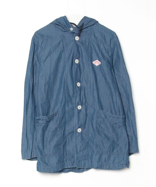 ＊DANTONダントン ダウンコート 38＊ Danton（ダントン） ジャケット 38 ブルー レディース : ZOZOTOWN