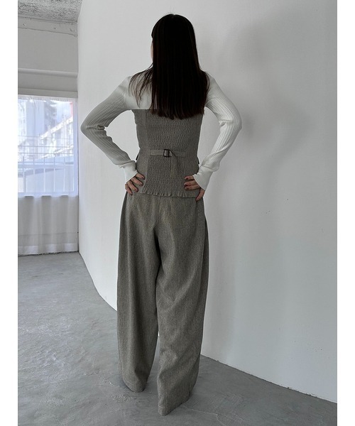 「SNIDEL」 パンツ 0 ベージュ レディース_画像7