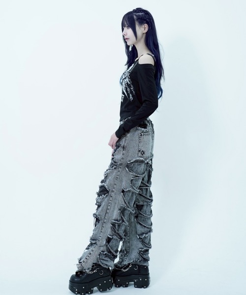 REFLEM（レフレム） デニムパンツ M ブラック レディース : ZOZOTOWN