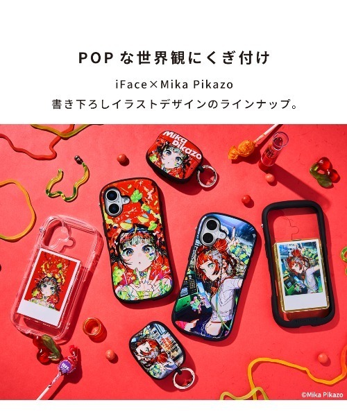 iFace スマホケース iPhone 17/17 Pro/16/15/14/13 専用 Mika Pikazo