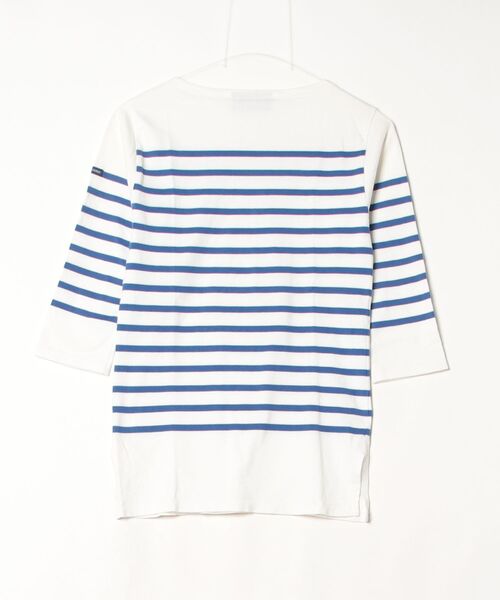 SAINT JAMES ボーダーTシャツ 2枚セット フランス製　サイズ7 SAINT JAMES（セントジェームス） ボーダー柄7分袖カットソー - ブルー