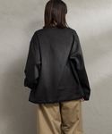 「DANTON」 長袖ブラウス 42 グレイッ...の詳細画像3