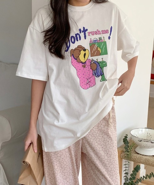 LACーVERT tシャツ 半袖 カラフルベアTシャツ レディース : ZOZOTOWN