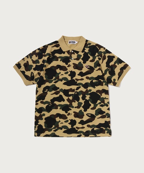 A BATHING APE（アベイシングエイプ） ポロシャツ 半袖 1ST CAMO ONE