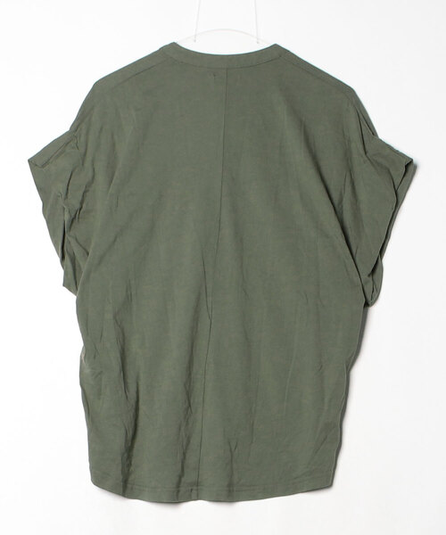 「ITEMS URBANRESEARCH」 半袖カットソー FREE グリーン レディース_画像2