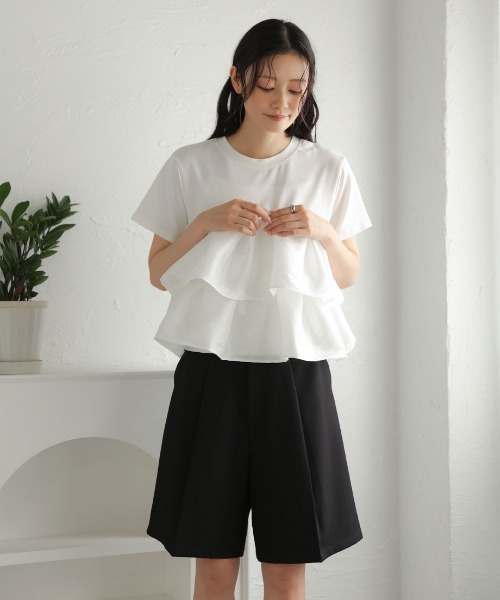 CHANEL バミューダパンツ アイボリー ハーフパンツ 38 ハーフパンツ
