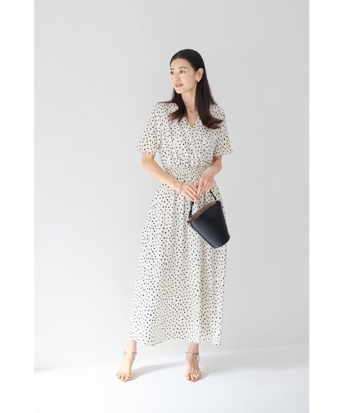 「M.deux」 半袖ワンピース MEDIUM ブラック レディース_画像2