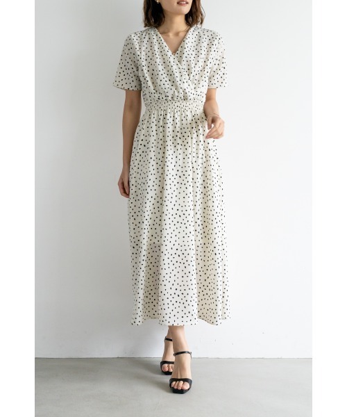 「M.deux」 半袖ワンピース MEDIUM ブラック レディース_画像5