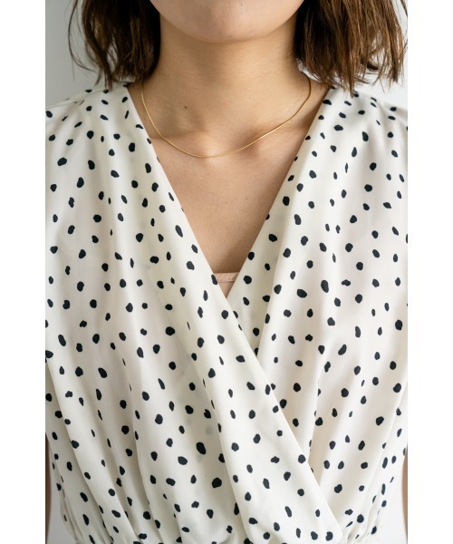 「M.deux」 半袖ワンピース MEDIUM ブラック レディース_画像7