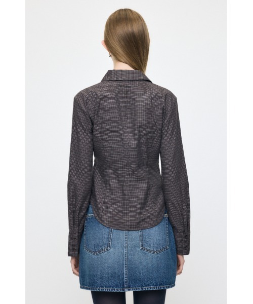 MOUSSY（マウジー） ブラウス シャツ 「26年AW新作」WAIST FIT シャツ 