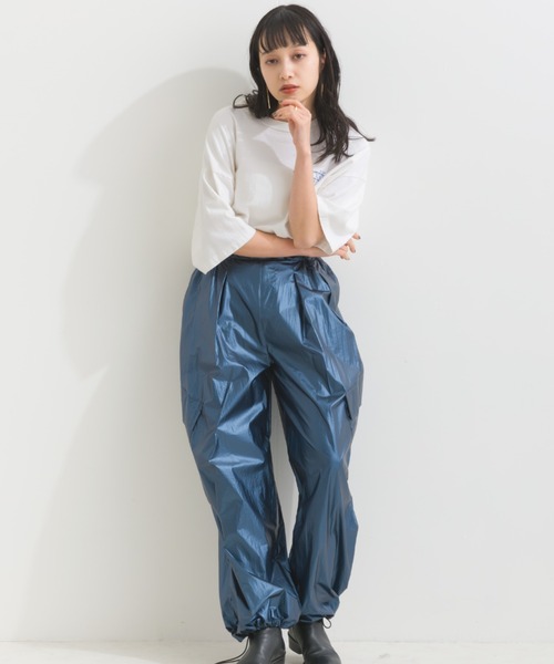 「terrace」 カーゴパンツ MEDIUM ブルーグレー レディース_画像9