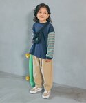 パンツ 「WEB限定」タックテーパードパンツ ...の詳細画像2