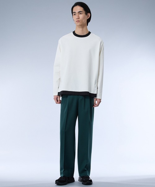「UNITED TOKYO」 スラックス 3 チャコールグレー メンズ_画像6