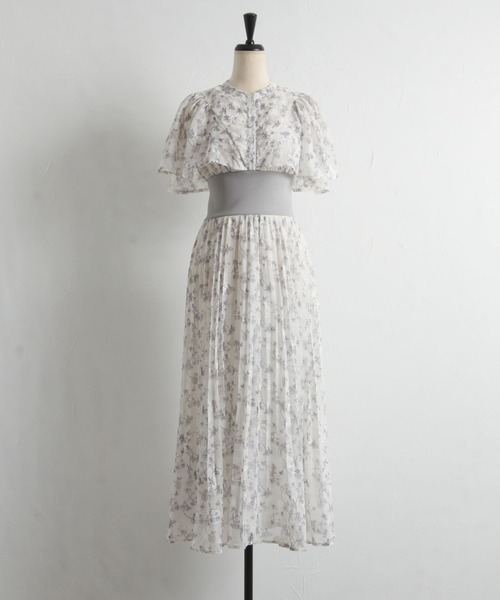 「tocco closet」 7分袖ワンピース M グレー系その他 レディース_画像2