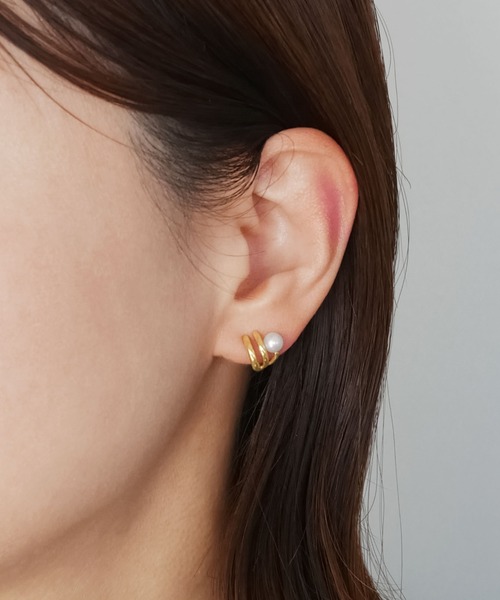 Kengo Kuma + MA,YU イヤリング ケンゴ クマ プラス マユ ピアリング