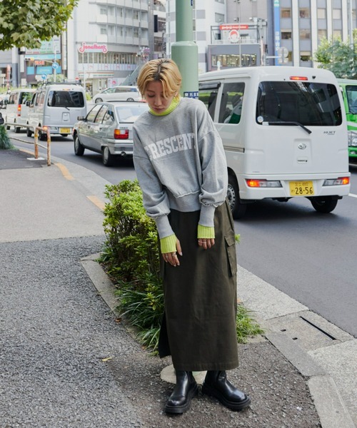 Auntie Rosa Holiday スウェット 2WAY裏毛ボタンカーデ : ZOZOTOWN  