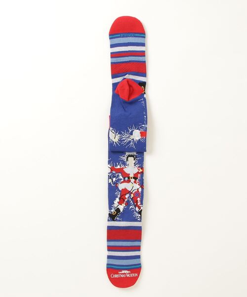 靴下 STANCE SOCKS スタンスソックス CHRISTMAS VACATION ソックス A545D20CVABLU BLUE