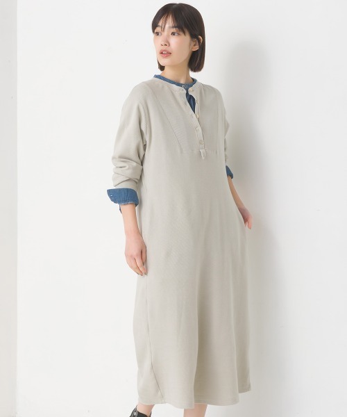 OMNES（ファッション） ワンピース ハニカムストレッチワッフル