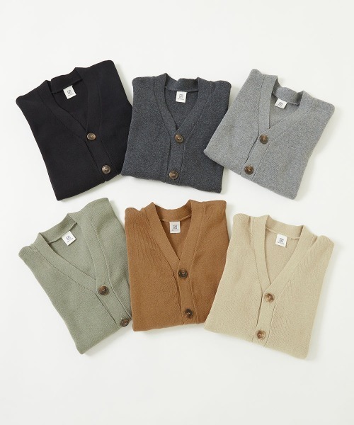 Uhr キッズ　ニットカーディガン 洗える ビッグシルエット コットンニットカーディガン | 子供服