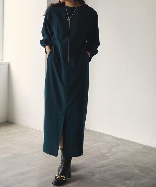 ワンピース Emmel Refines エメル リファインズ Em キリカエ シャーリング ワンピース Zozotown Yahoo 店 通販 Yahoo ショッピング