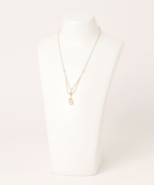 Dorry Doll（ドリードール） ネックレス パールチャーム付きチェーン