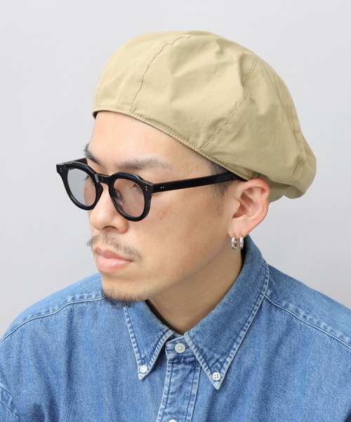 Basiquenti 帽子 ベレー帽 CORDURAナイロン×オーガニック