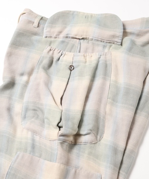 パンツ OMBRE CHECK KILAKILA CARGO SHORTS OMBRE CHECK KILAKILA CARGO SHORTS
