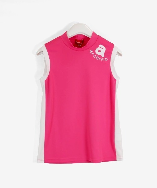 archivio レディース ノースリーブ ハイネック トップス archivio（アルチビオ） タンクトップ ノースリーブ 「LADIES