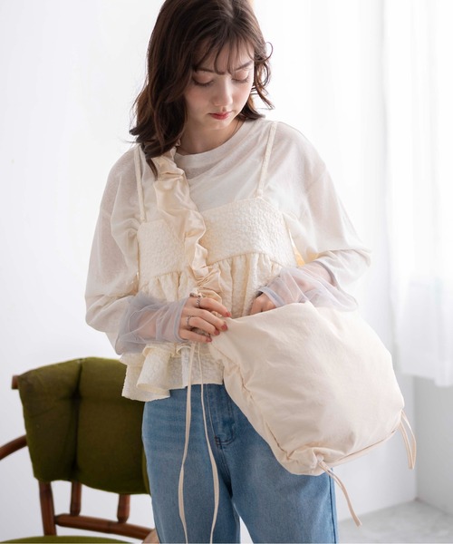 WEGO（ウィゴー） ショルダーバッグ バッグ WEGO/ドロストギャザー