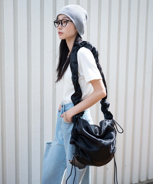 WEGO（ウィゴー） ショルダーバッグ バッグ WEGO/ドロストギャザー